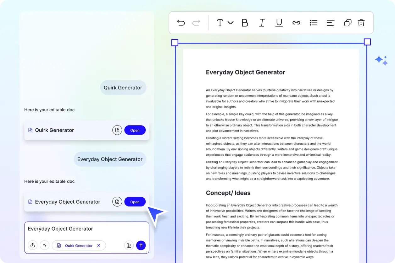 Free AI Quirk Generator, Free Quirk Maker Online
